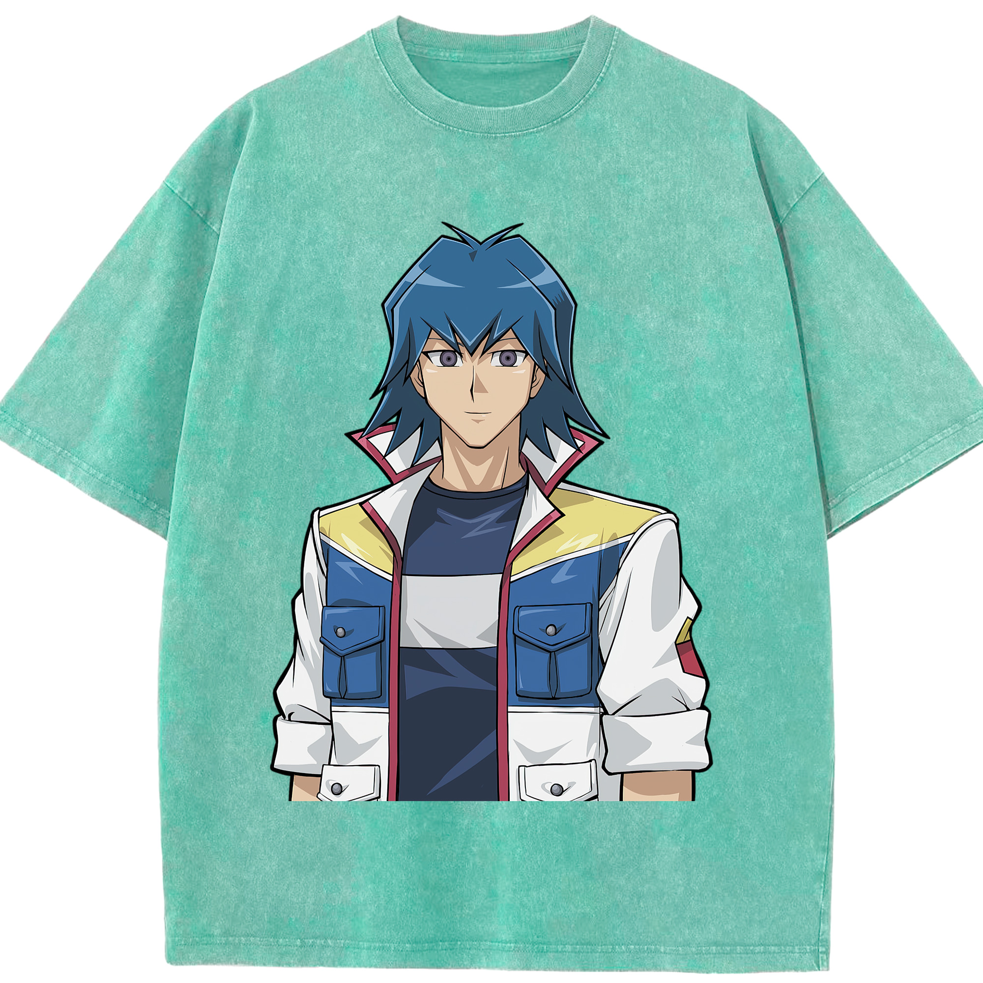 （画像用） 遊☆戯☆王 Yu-Gi-Oh! 綿100% ヴィンテージ風 半袖Tシャツ（フロントプリント）
